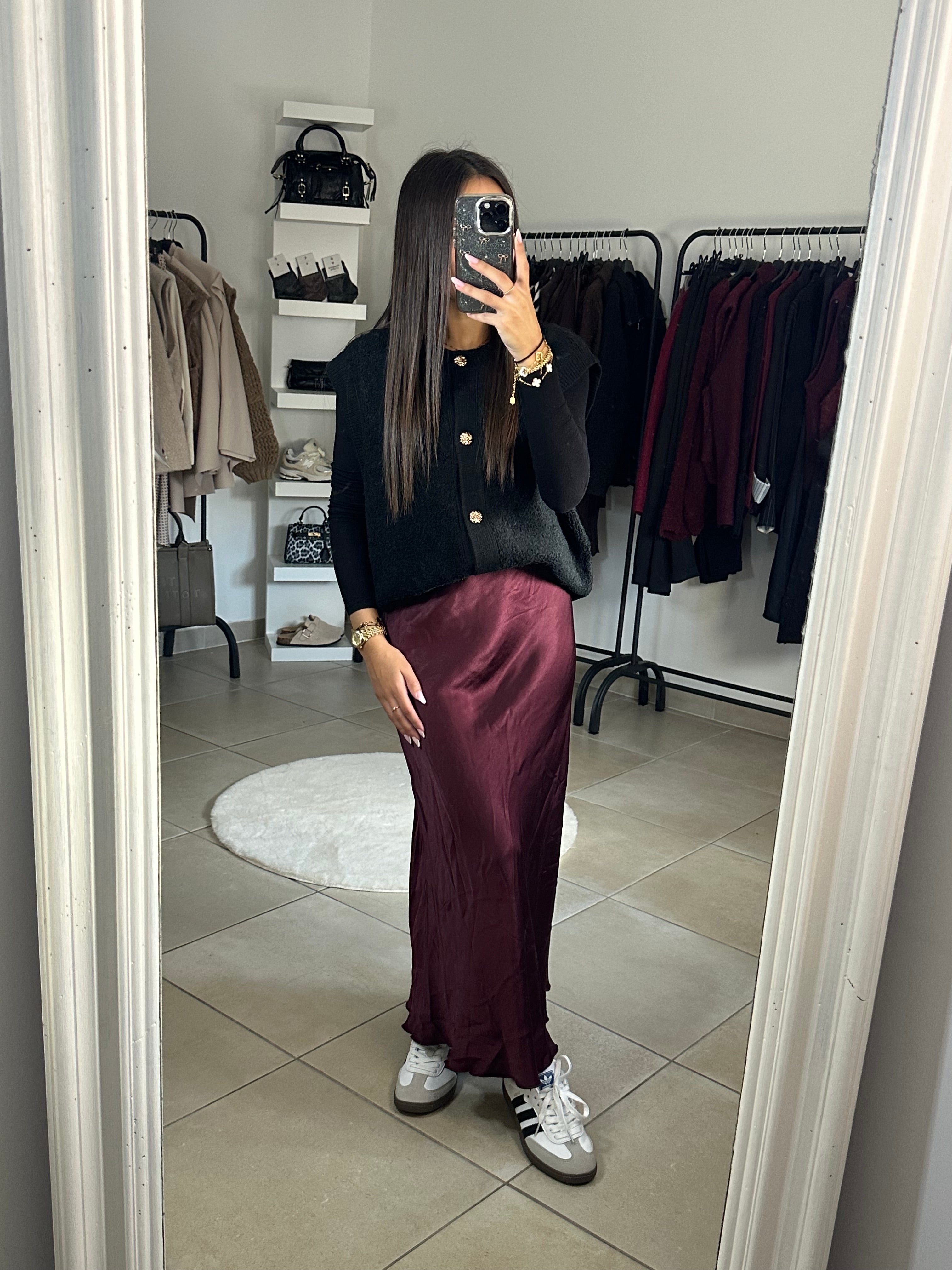 Jupe en satin