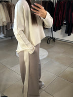 Pantalon à bandes