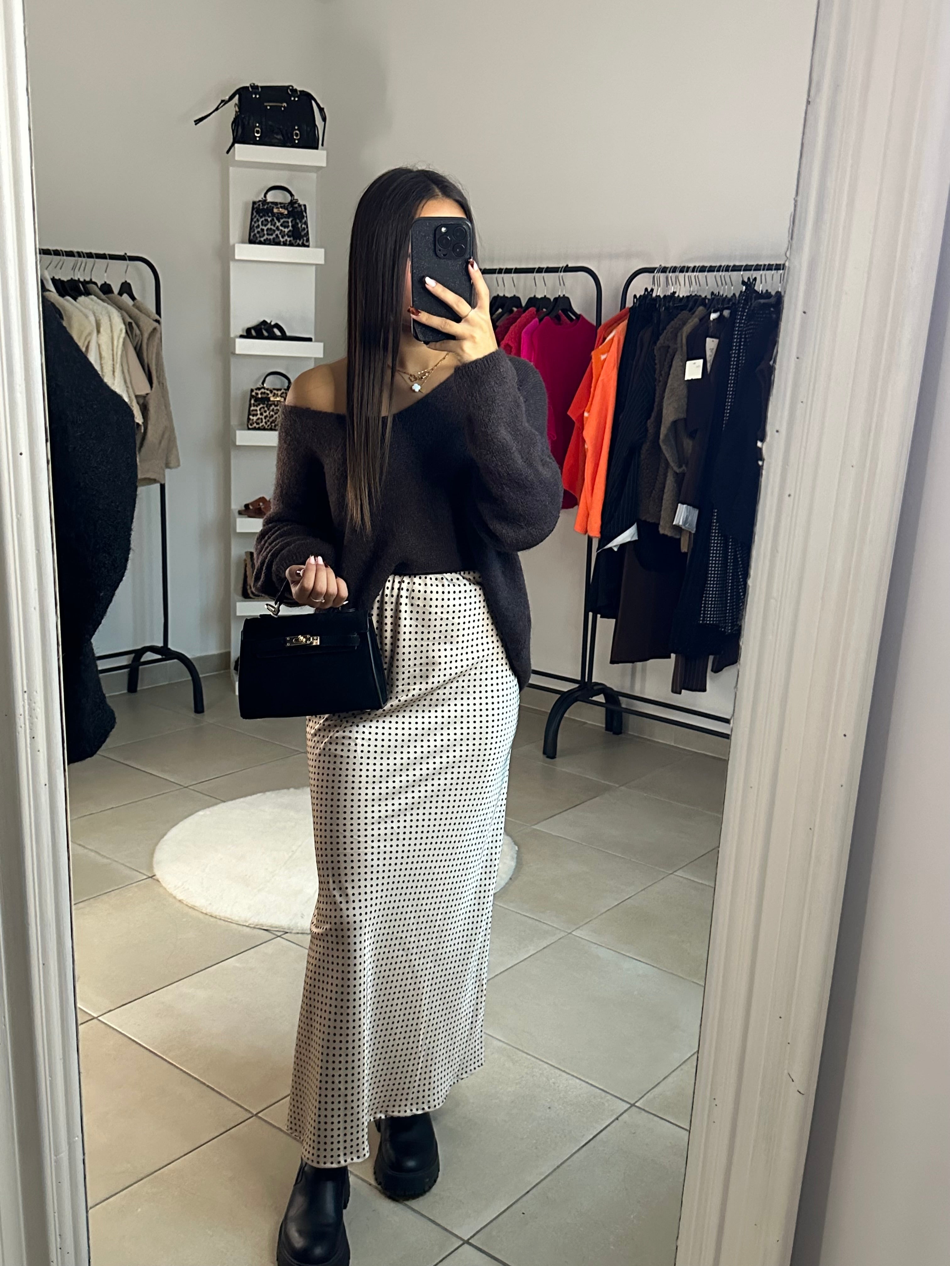 Jupe en satin