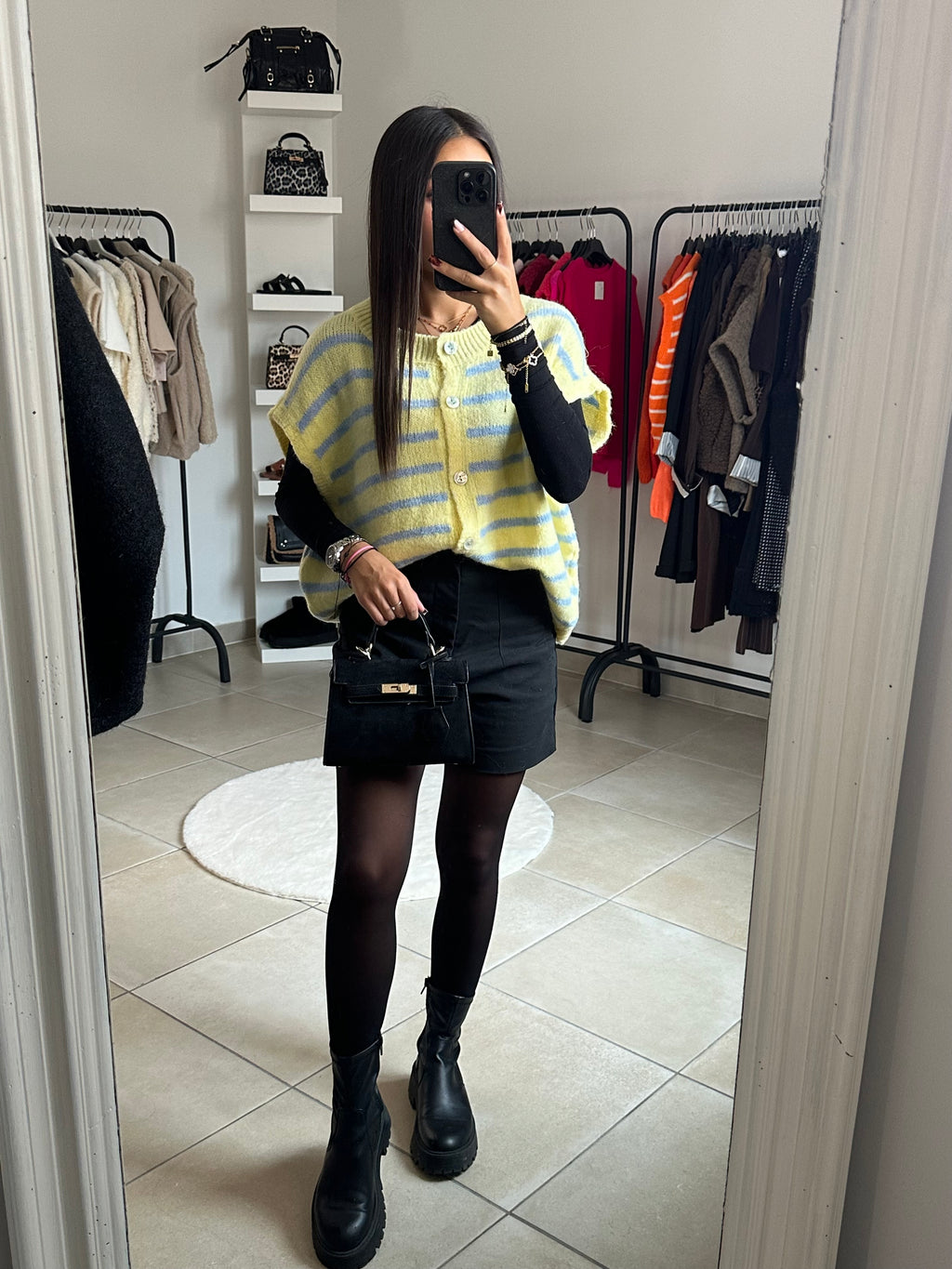 Pull rayé