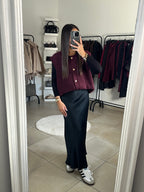 Pull sans manches à boûtons