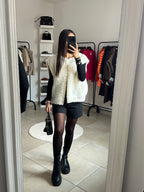 Veste sans manches moumoute