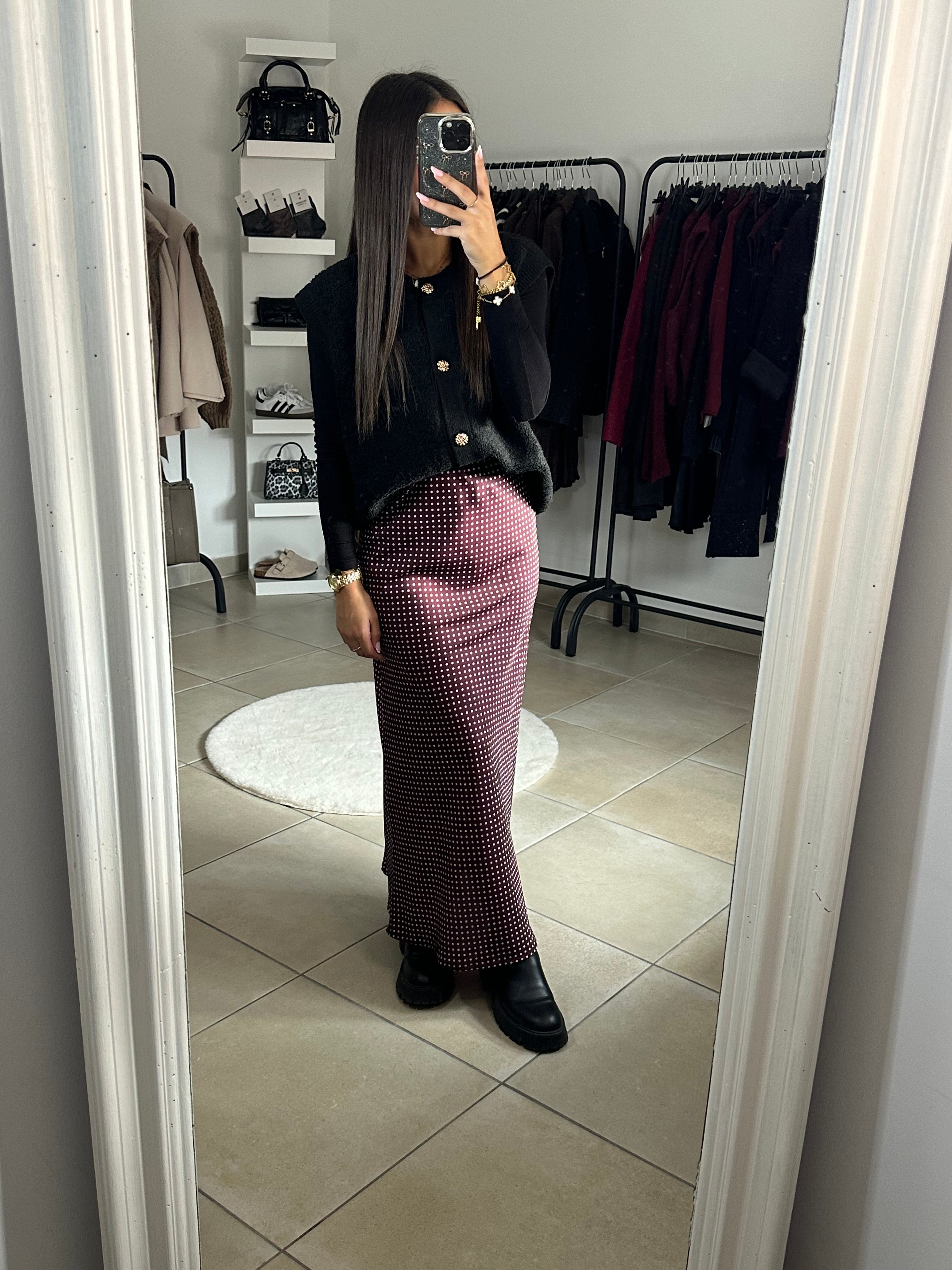 Jupe en satin